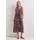 STREET ONE Midikleid mit grafischem Muster Rot 34