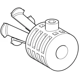 Geberit Wandbefestigung WB9N-T Wandanschlussbogen
