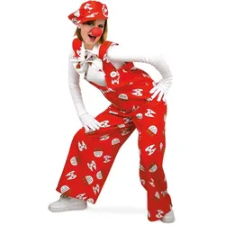 Köln Latzhose in Rot unisex - 3XL