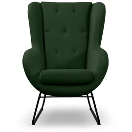 Fun Möbel Sessel Artemis Stoff Kronos 75 x 80 x 90 cm Grün