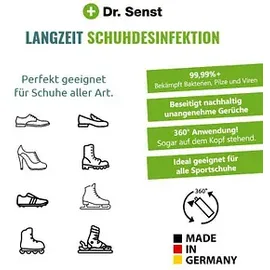 dr. senst® LANGZEIT SCHUH DESINFEKTION Desinfektionsspray 100,0 ml