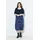 Ulla Popken Damen große Größen Übergrößen Plus Size Jerseykeid, Lagenoptik, A-Linie, Rundhals, Halbarm Marine 54+ 835122130-54+ - 54-56
