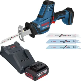 Bosch GSA 18 V-LI C Professional inkl. 1 x 4,0 Ah + Ladegerät