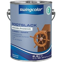 swingcolor Bootslack 6113.D2,5.0 (Farblos, 2,5 l, Hochglänzend, Innen, Lösemittelbasiert)