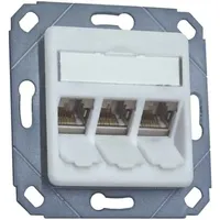 BTR Netcom Metz Connect Anschlussdose, Cat.6A TN E-DATmod-3Upk-rws