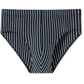 SCHIESSER Slip Baumwoll-Stretch gestreift blau XL 2er Pack