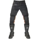 Fuel Sergeant 2 Gewachste Motorrad Textilhose, blau, Größe 36 - Dunkelblau