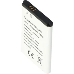 AccuCell Akku passend für Samsung SGH E570, J700, Li-Ion, 3,7V, 700mAh, 2,6Wh
