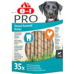 8in1 Pro Dental Twisted Sticks Hundesnacks 1 Packung