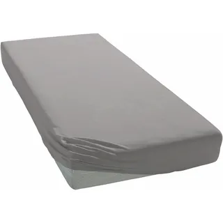 Jersey 200 x 200 cm grau