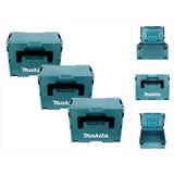 Makita MAKPAC Systemkoffer Gr. 3 im 3er-Set