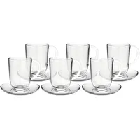 LEONARDO Latte Macchiato Tasse 0,38 l Transparent 12 St.