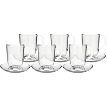 LEONARDO Latte Macchiato Tasse 0,38 l Transparent 12 St.