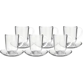 LEONARDO Latte Macchiato Tasse 0,38 l Transparent 12 St.