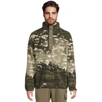 Columbia Helvetia II Printed Half Snap Fleece Herren Rollkragenpullover, grün - L