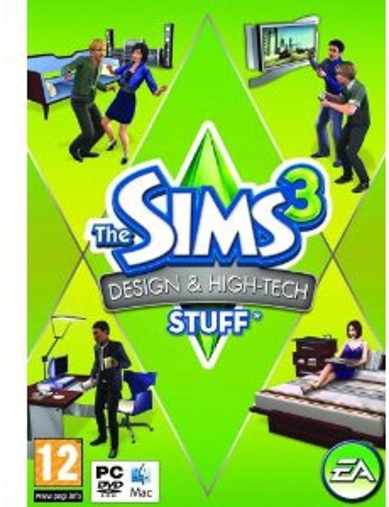 iMac-Games The Sims 3: Design and Hi-Tech Stuff (Mac), PC, Mac, Simulation, T (Jugendliche)