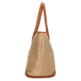 Lacoste Shopping Bag Shopper 15" 42 cm Natural Tan/Braun