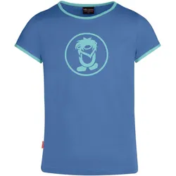 Mädchen T-Shirt Kroksand Mitternachtsblau / Minze dunkel mitternachtsviolett|minzblau 122 cm