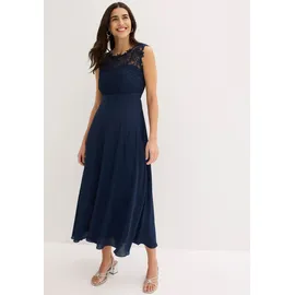 bonprix Maxikleid Maxikleid Blau 40