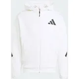 adidas New Z.N.E. Reißverschlusspullover White M