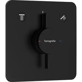 Hansgrohe DuoTurn Q Einhandwannenmischer Schwarz Matt