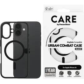Panzer Glass iPhone 16 Urban Combat Case schwarz