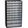 RAACO Kleinteilemagazin B306xT150xH510mm Stahlbl.44 Schubl.Poypropylen
