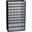 RAACO Kleinteilemagazin B306xT150xH510mm Stahlbl.44 Schubl.Poypropylen
