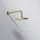 Steinberg Regenbrause Ø 22 cm, rund, EasyClean, brushed Gold (3401686BG)