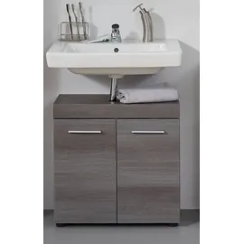 trendteam Waschbeckenunterschrank RunnerMoon Rauchsilber 58 cm