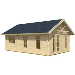Skan Holz 45 mm Bern 4-Basisdach mit Dachlatten