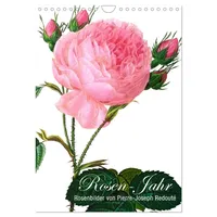 Calvendo Rosen-Jahr (Wandkalender 2026 DIN A4 hoch), CALVENDO Monatskalender: