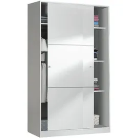 Habitdesign Schiebetürenschrank Top 120 x 200 x 50 cm Weiß