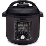 Instant Pot Pro 5,7L Schnellkochtopf, Schongarer, Reiskocher, Dampfgarer, Sautierpfanne, Sterilisator, Joghurtbereiter, Sous Vide Gerät – Schwarzer Edelstahl