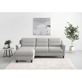 sit&more Ecksofa »Farö L-Form« inklusive Federkern, wahlweise mit Bettfunktion und Bettkasten