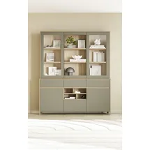 Home Affaire Buffet Stranda Hochschrank im Scandi-Style 164 x 39 x 195 cm GRÜN