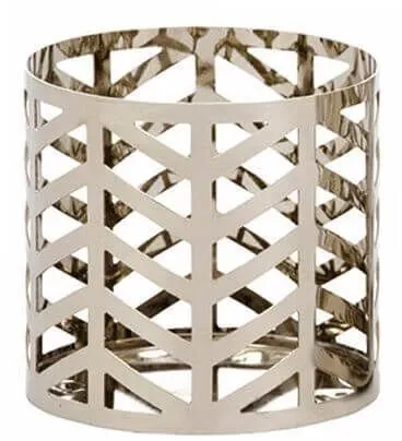 Arrow Chrome Pillar Holder/ Fragrance Sphere Holder