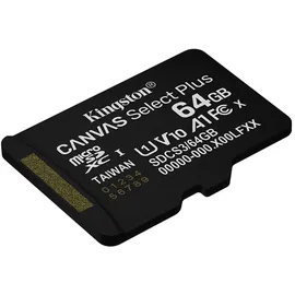 Kingston Canvas Select Plus - Flash-Speicherkarte - 64 GB
