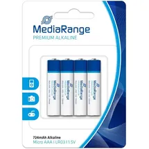 MediaRange Premium Alkaline AAA 724 mAh 4 St.