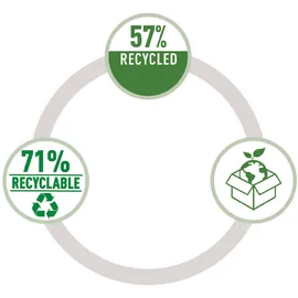 Leitz Aufbewahrungsbox 28,5 x 20,3 x 38 cm 2-tlg. grau