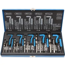 CCLIFE Gewindereparatur Gewinde 131tlg Reparatur Satz Einsätze Hülsen mit M5/M6/M8/M10/M12