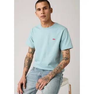 Levi's Herren. 56605-0294 T-shirt Ss Original HM Tee Stone Blue, (M), Lässig, Baumwolle, Kurzarm