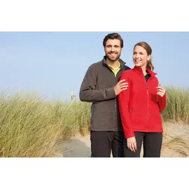 James & Nicholson Damen Fleecejacke JN781" - - brown