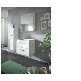 xonox Waschtisch inkl. Waschbecken – weiß – Maße cm B: 60 H: 55
