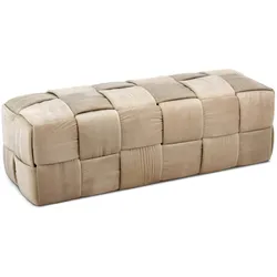 Sitzhocker 3P Stoff Beige