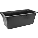 DEMA Mörtelkübel 15105, 60 Liter, eckig aus Kunststoff, mit 4 Griffen