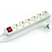 E+P Elektrik e+p E 60 Verlängerungskabel 1,5 m 6 AC-Ausgänge Weiß