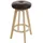 Mendler Barhocker Navan, Barstuhl Tresenhocker, Holz Kunstleder drehbar bordeaux, helle Beine