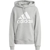 Adidas Essentials Big Logo Oversized French Terry Hoodie Damen medium Grey Heather/White