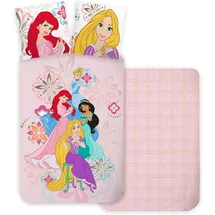 BrandMac Disney Princess Babybettwäsche Disney Princess Baby-Bettwäsche, rosa